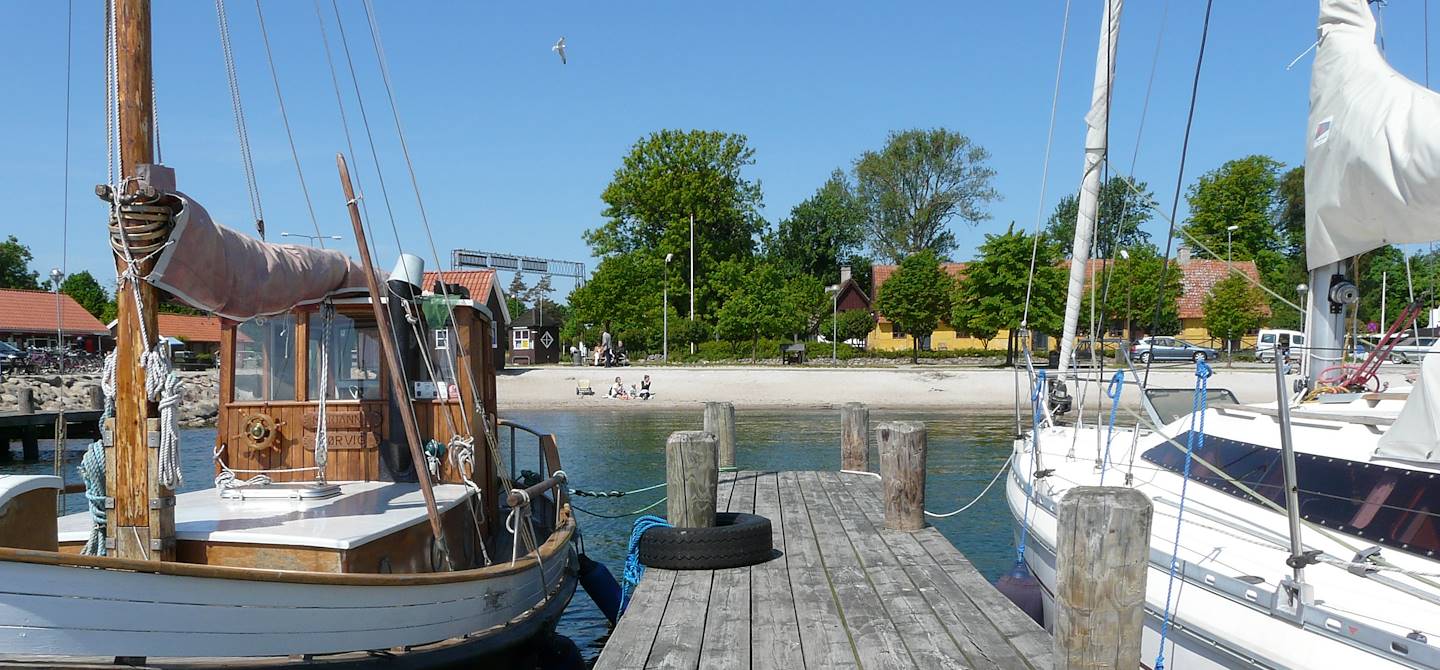 Vue du port de Rorvig - Seeland - Danemark
