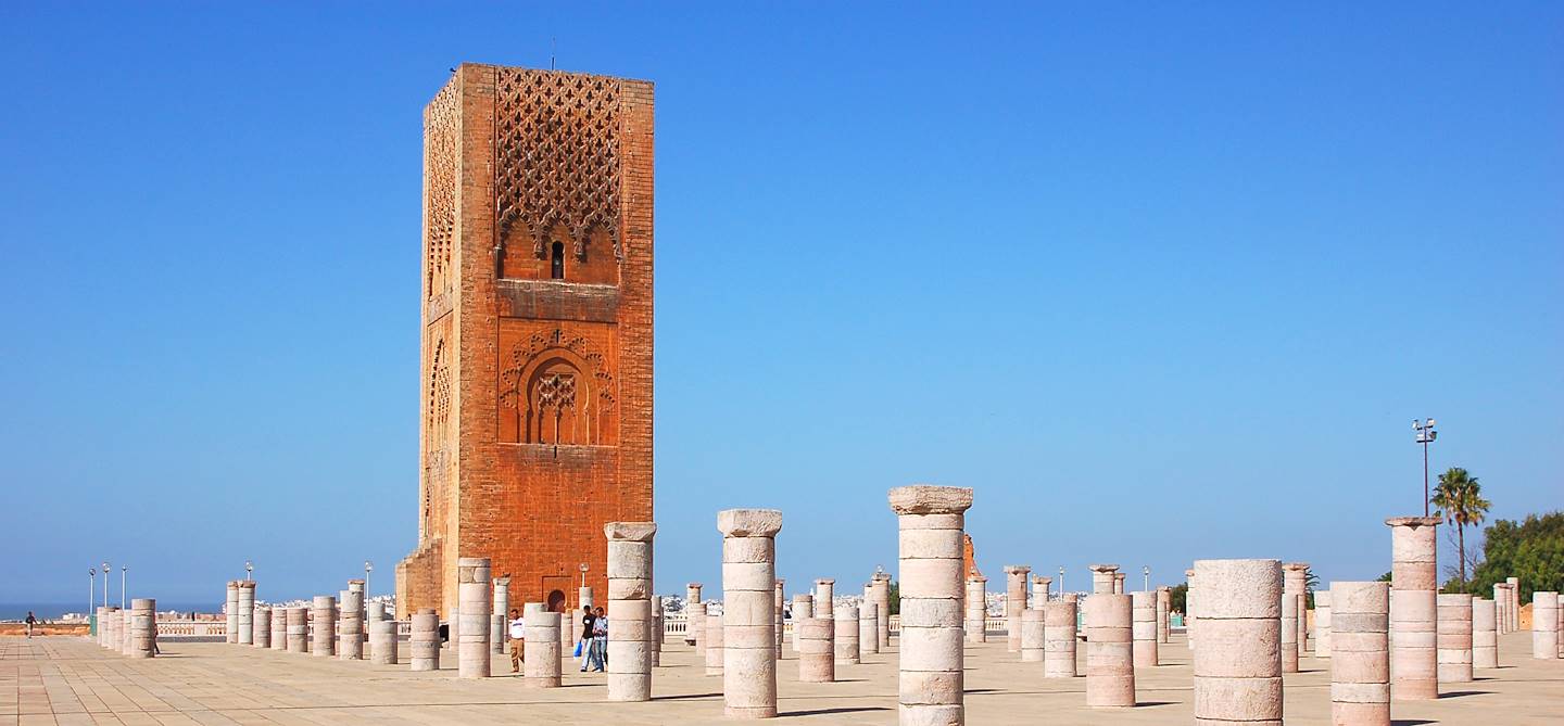 Tour Hassan - Esplanade de la mosquée de Yacoub el-Mansour - Rabat - Maroc