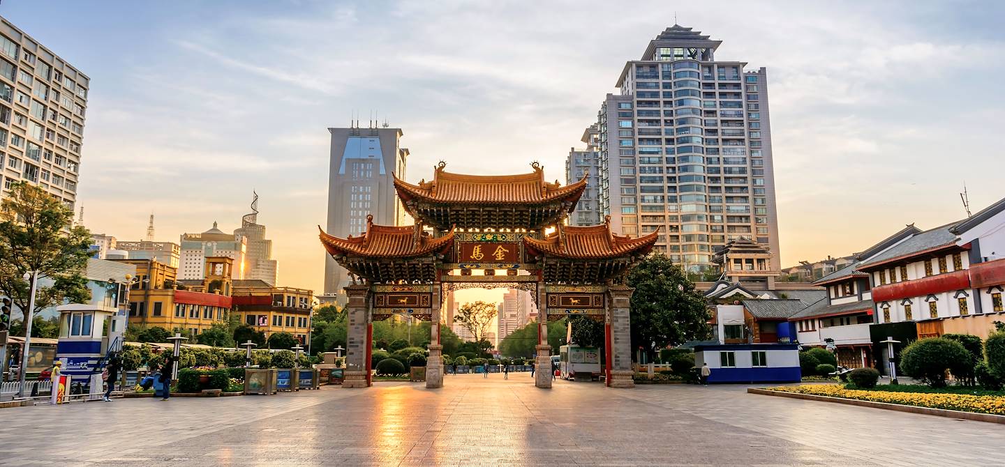 Jinbi Square - Kunming - Yunnan - Chine