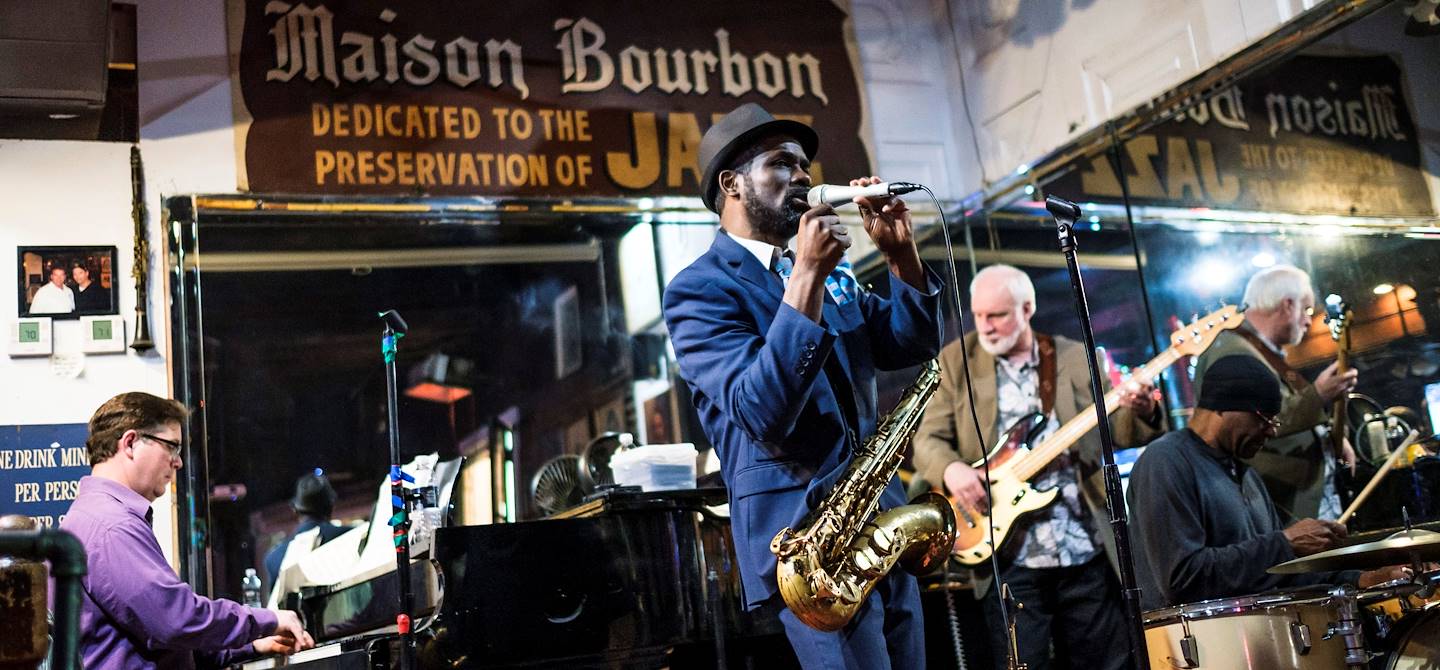 Concert de jazz dans un club - Nouvelle Orléans - Louisiane - Etats Unis