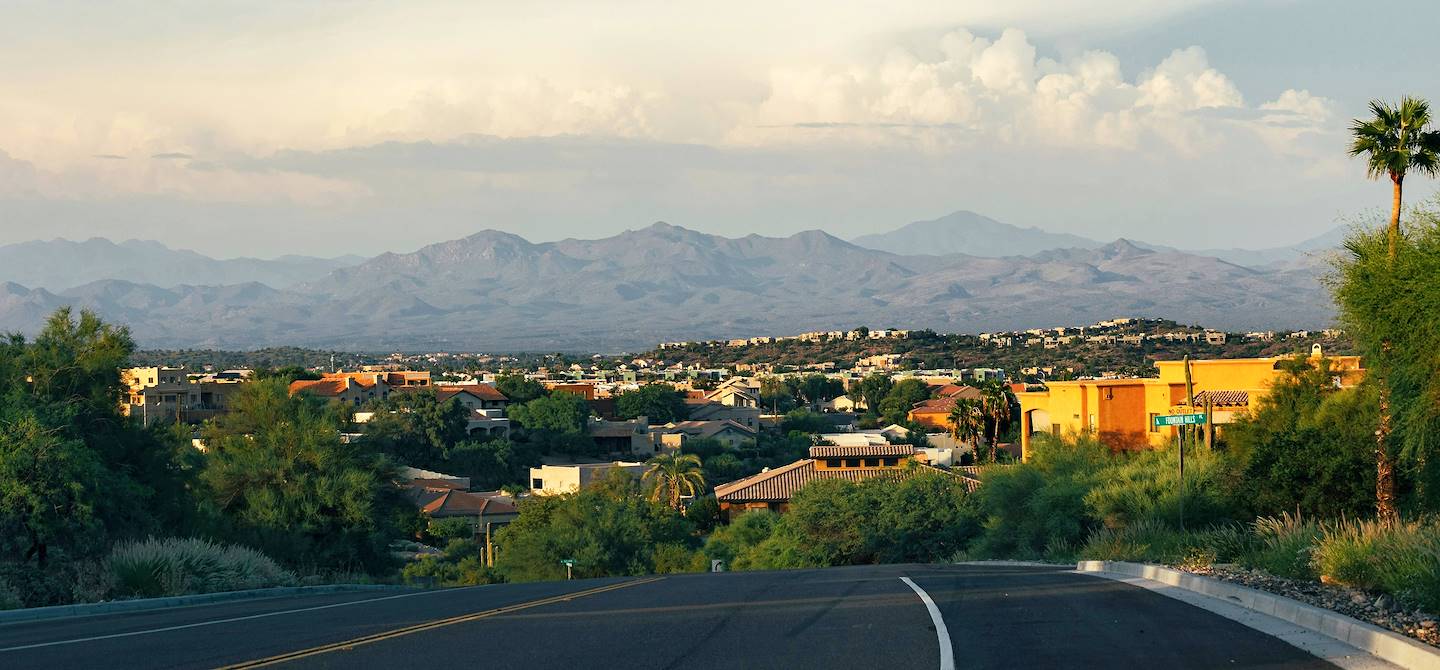 Sur la route en direction de Scottsdale - Arizona - Etats-Unis