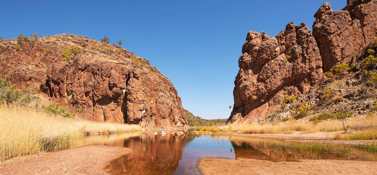 Glen Helen Gorge - Parc national MacDonnell Ouest - Territoire du Nord - Australie
