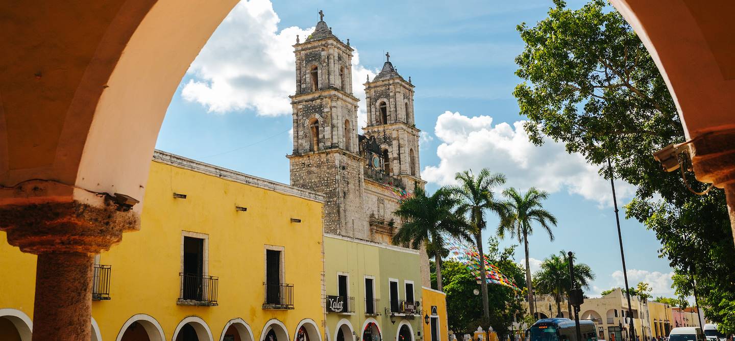 La Cathédrale de San Servacio - Valladolid - Yucatan - Mexique