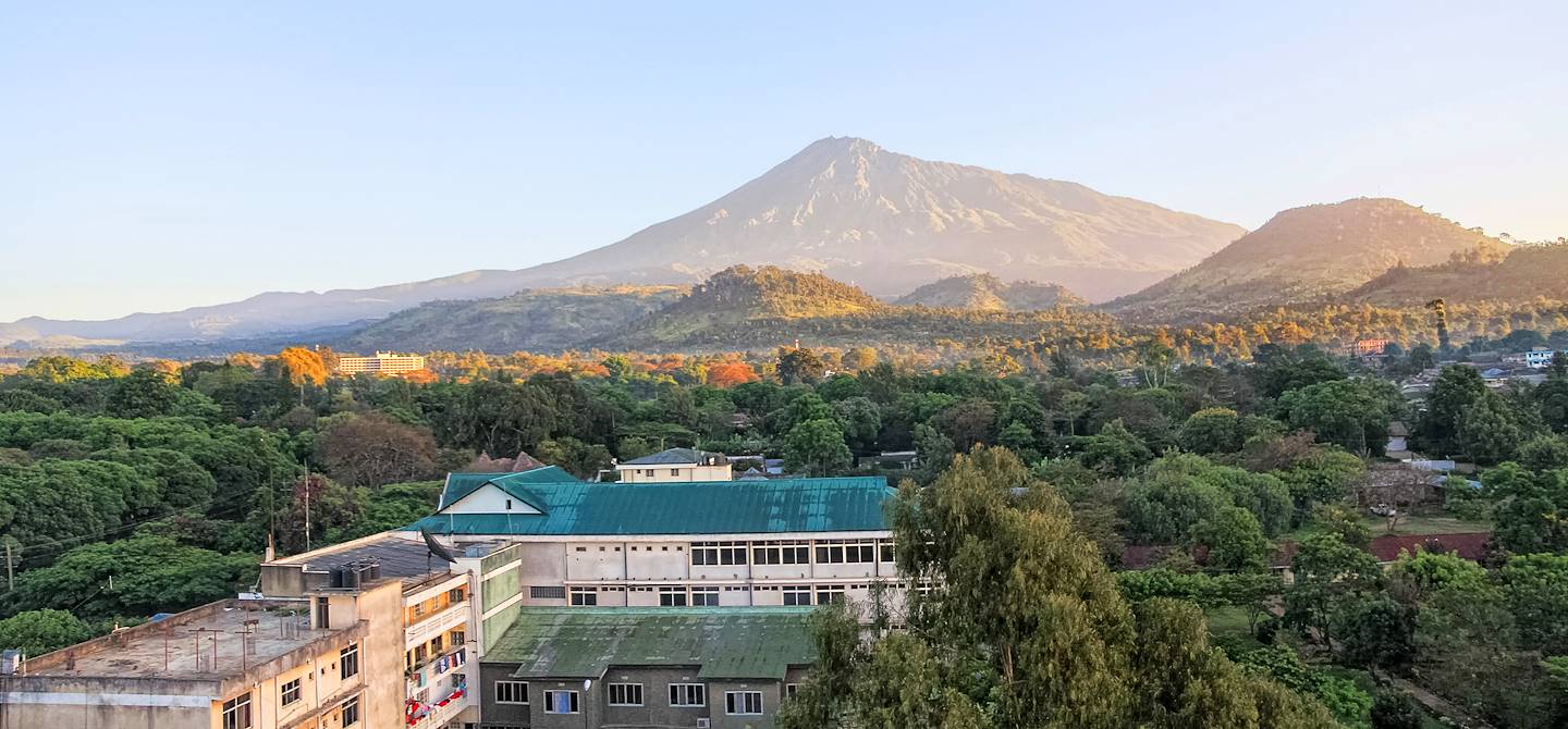 Lever de soleil sur le Mont Méru - Arusha - Tanzanie