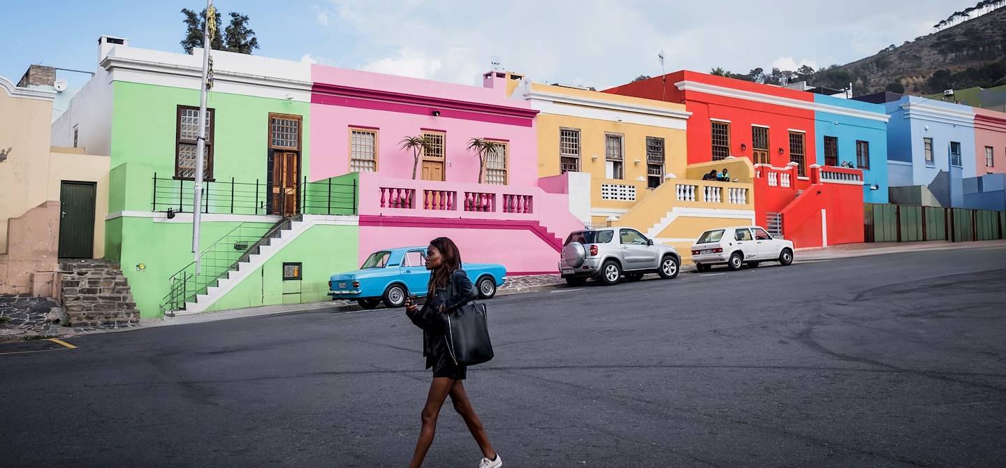 Dans les rues colorées de Bo-Kaap, le quartier malais du Cap - Le Cap - Afrique du Sud