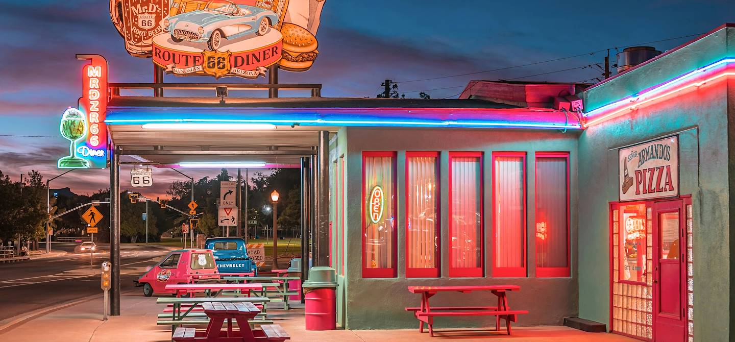 Diner à Kingman - Arizona - Etats-Unis