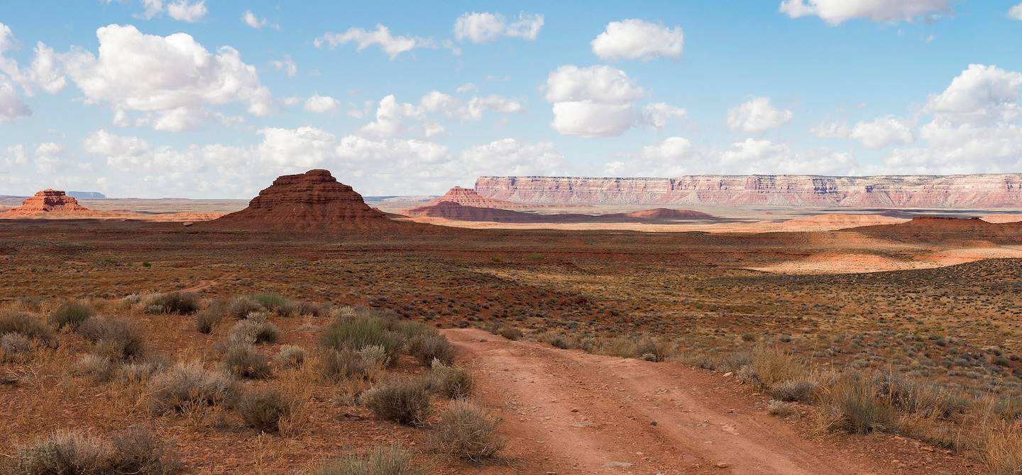 Valley of the Gods, dans le Sud-Est de l'Utah - Etats-Unis