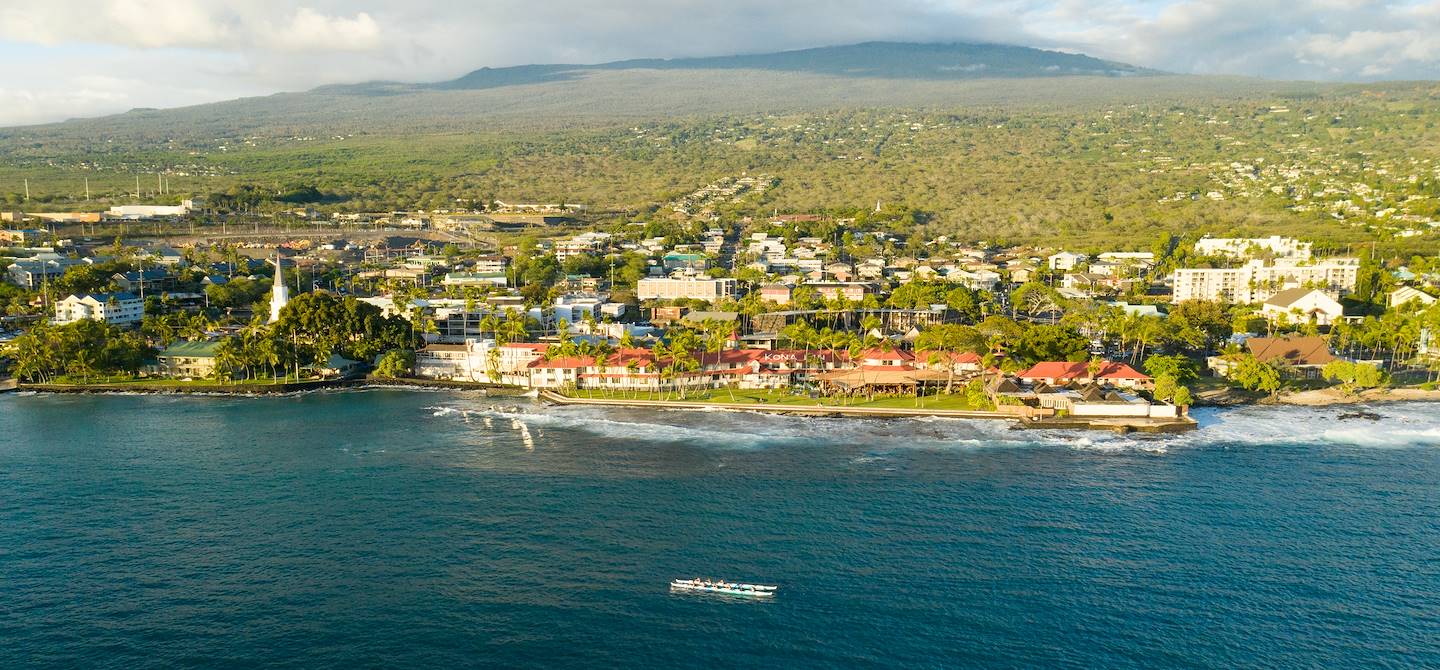 Panorama sur Kailua Kona - Big Island - Hawai - Etats-Unis