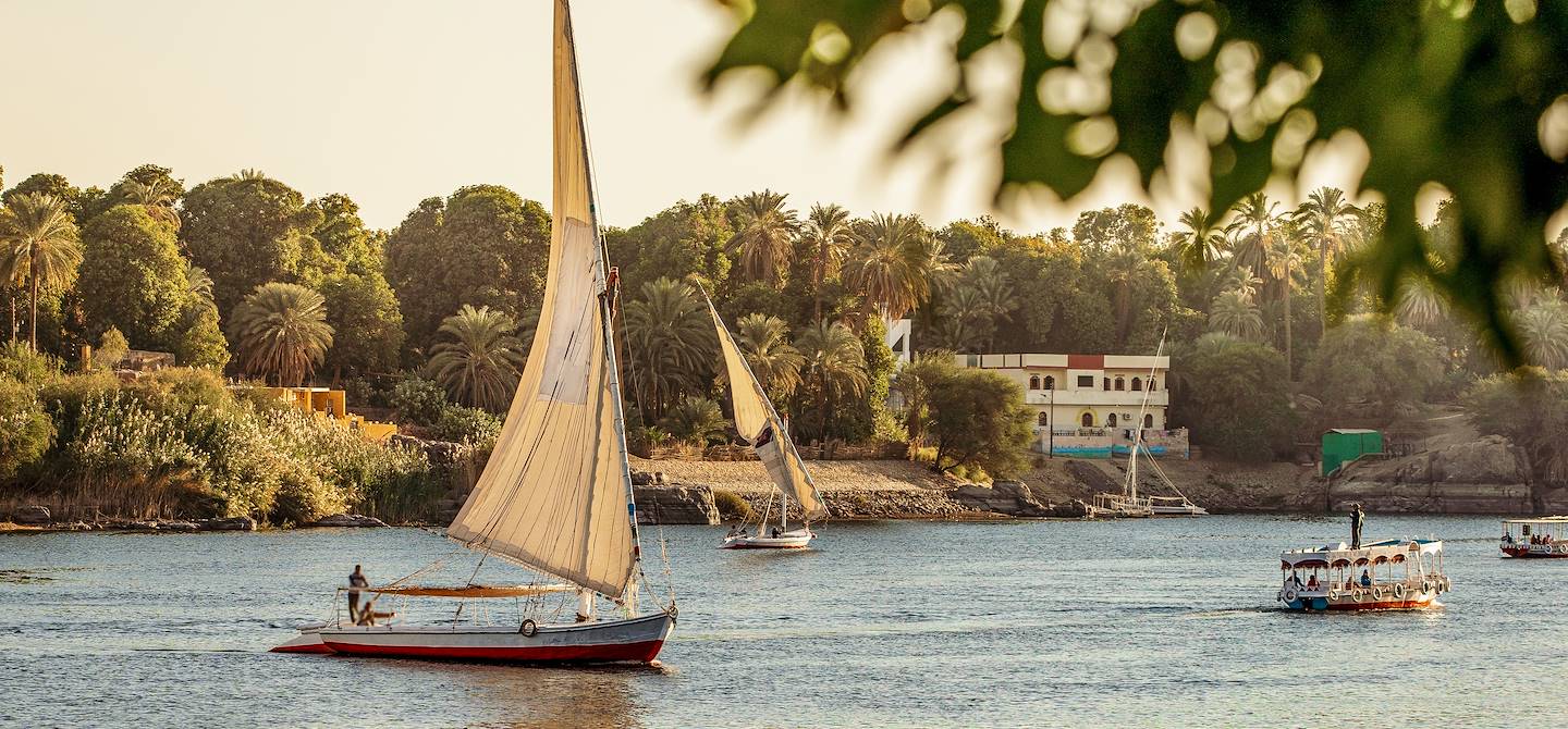 Felouque sur le Nil - Louxor - Egypte