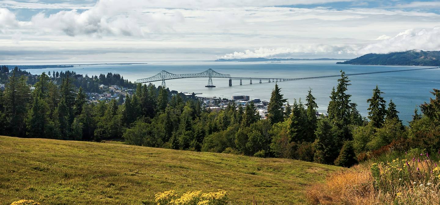 Fleuve Columbia à Astoria - Oregon - Etats-Unis