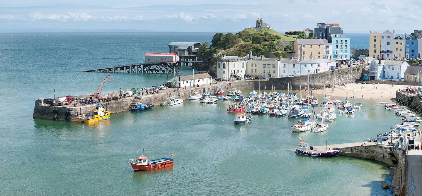Le port de Tenby - Pembrokeshire - Pays de Galles