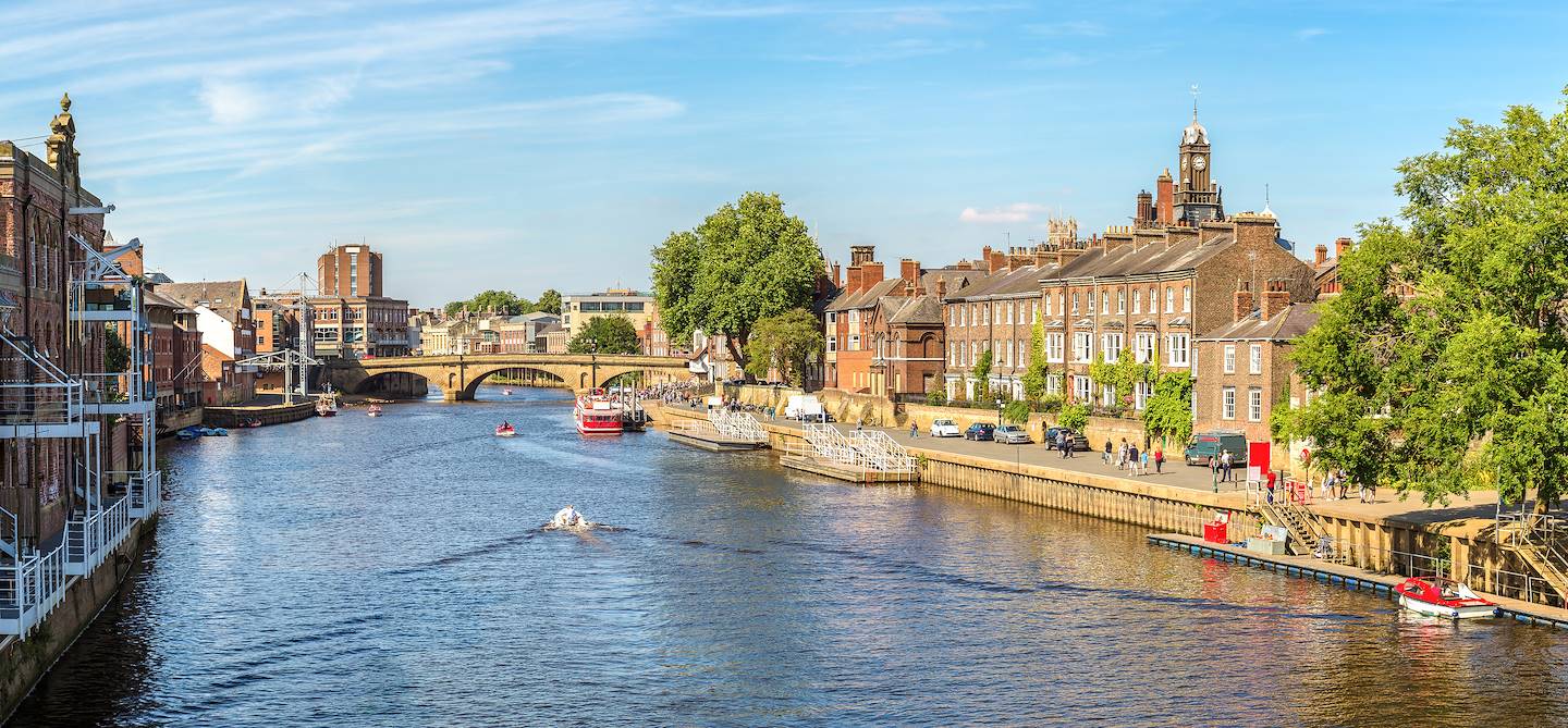 Les rives de la rivière Ouse - York - Royaume-Uni