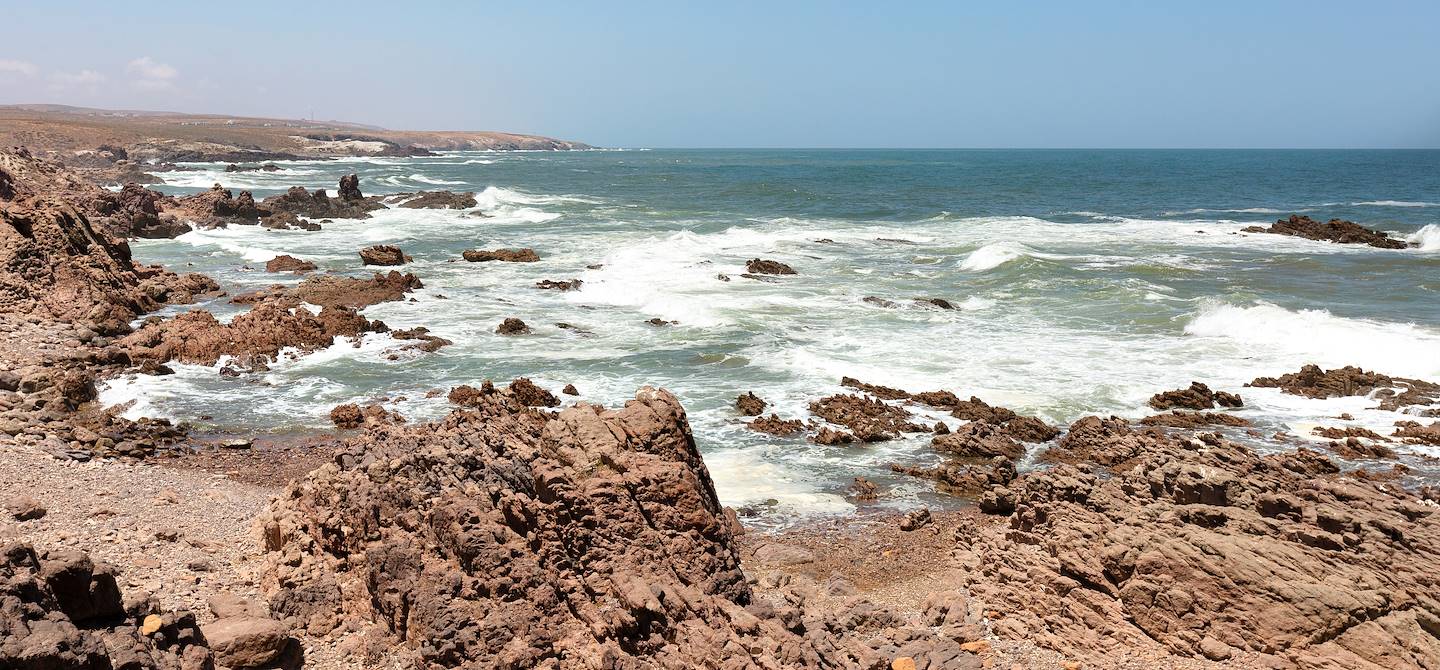 Paysage de Mirleft vers Tiznit - Côte Atlantique - Maroc