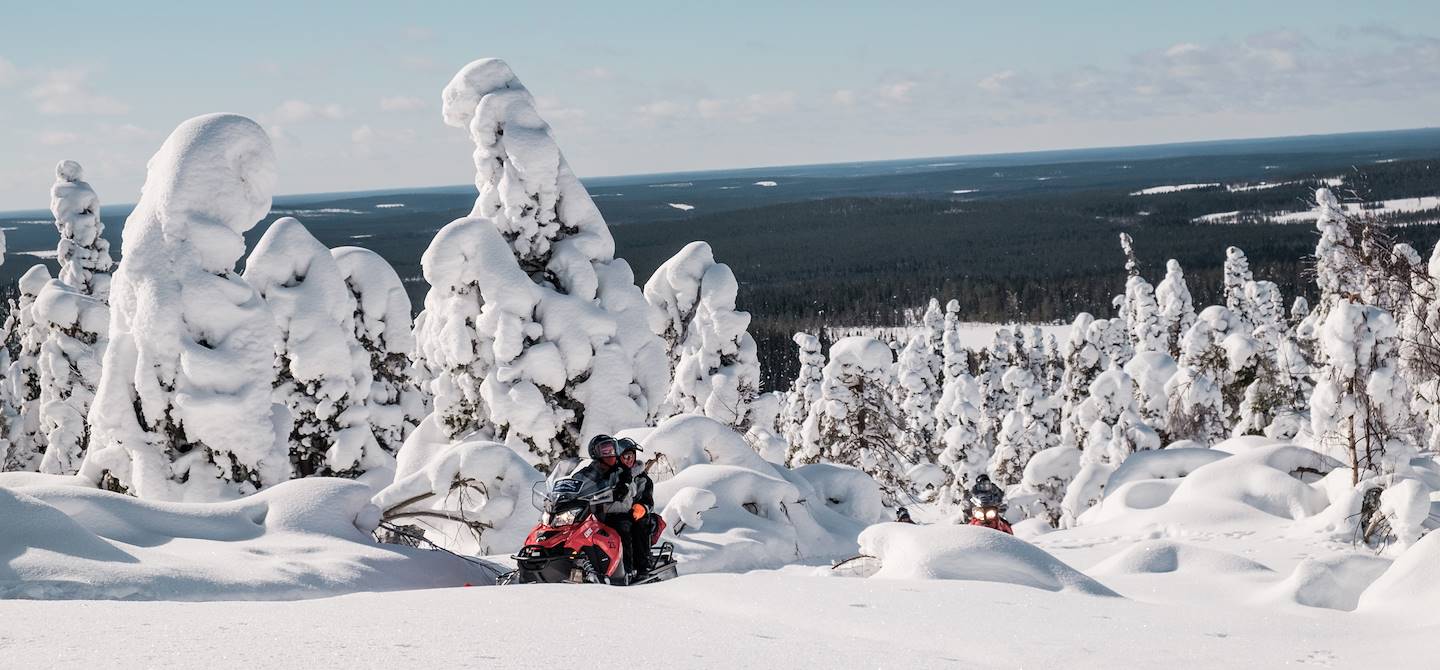 Safari en motoneige - Syote - Laponie - Finlande 