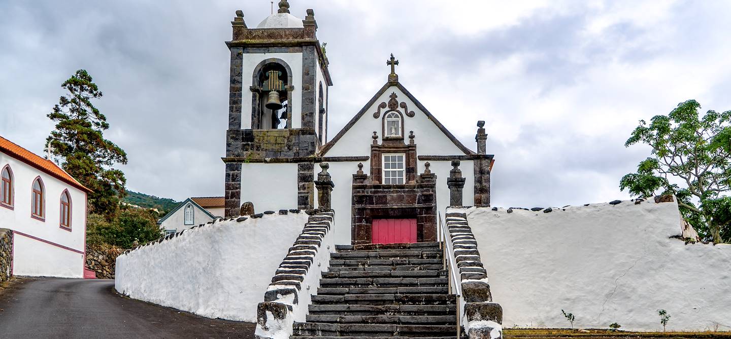 Eglise de Santa Barbara - Manadas - Ile de Sao Jorge - Açores - Portugal 