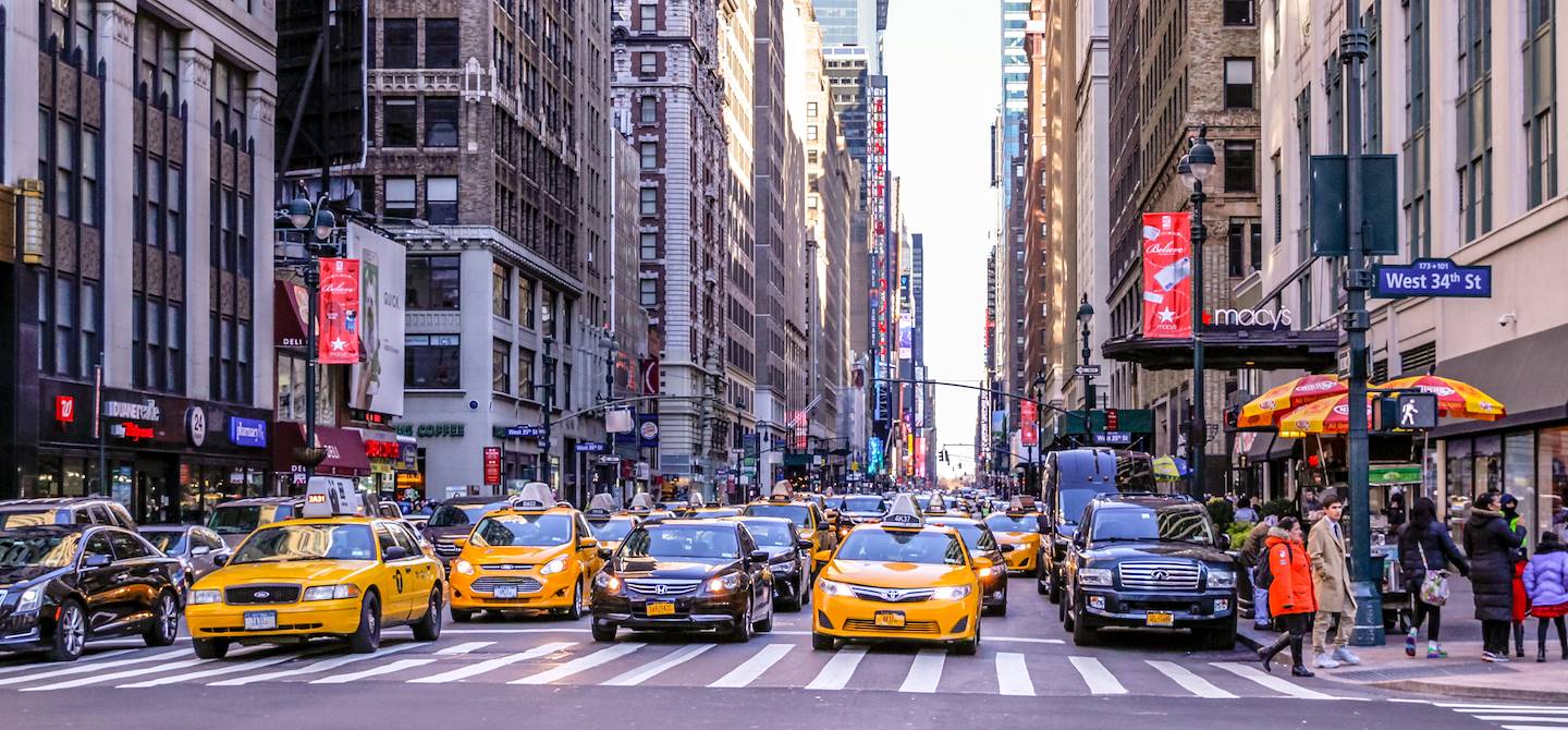 Dans les rues de Manhattan - New-York - États-Unis