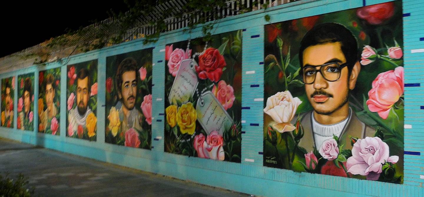 Peintures murales à Mashad - Province de Khorasan-e-razavi - Iran