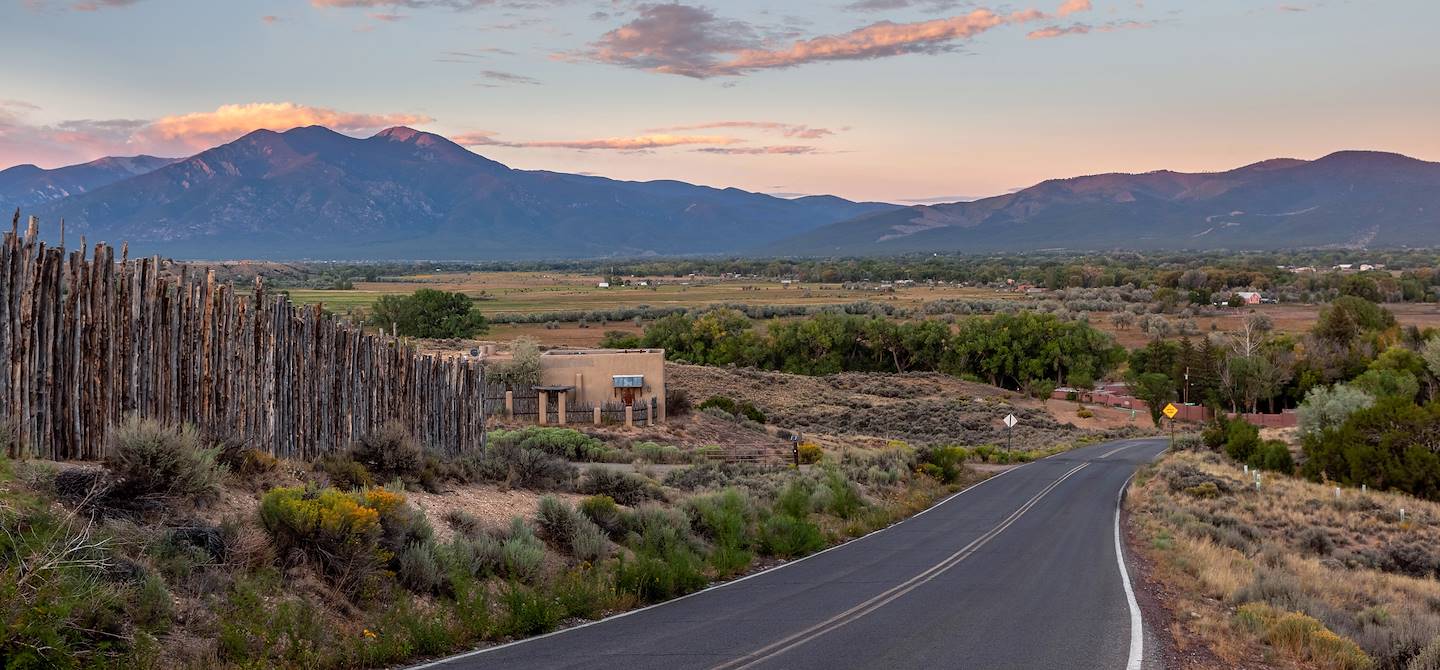 Route vers Taos - Nouveau Mexique - Etats-Unis