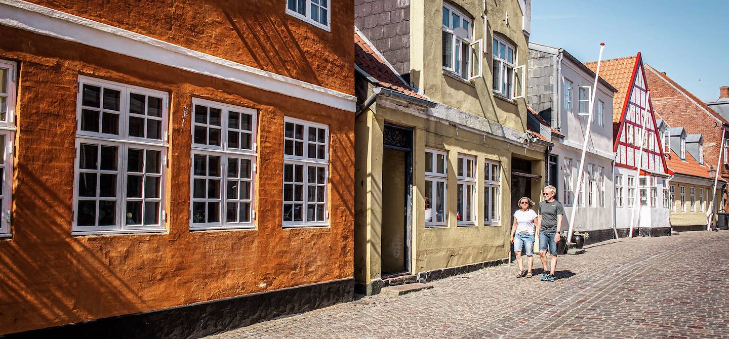 Dans les rues de Ribe - Jutland - Danemark