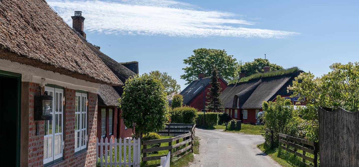 Village pittoresque sur l'île de Fano - Danemark 