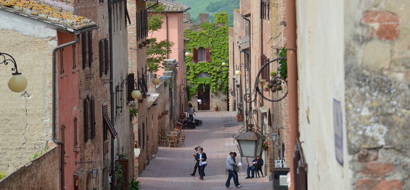 Petite ruelle de Certaldo - Certaldo - Toscane - Italie