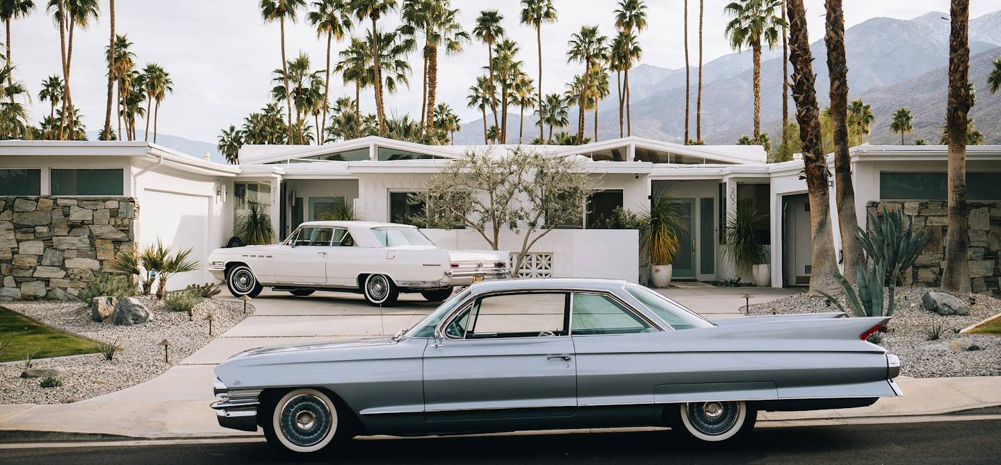 Voitures anciennes à Palm Springs - Californie - Etats-Unis