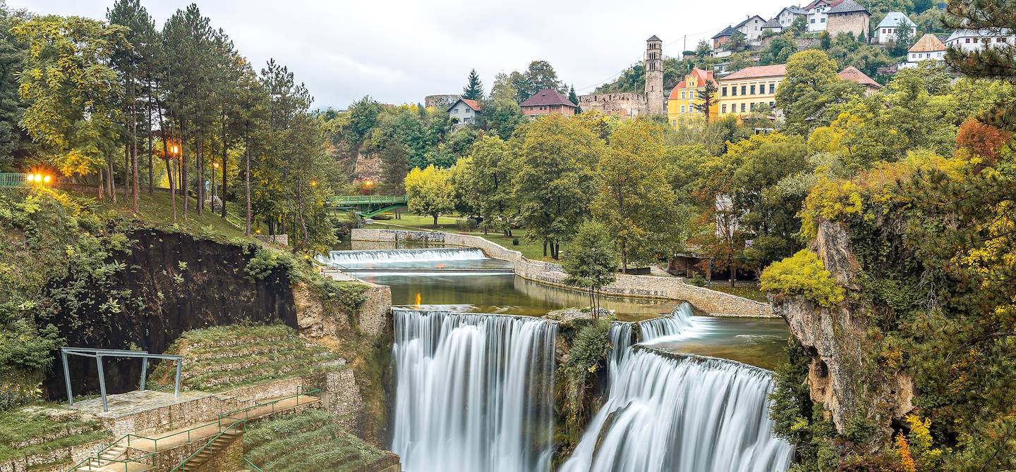 La cascade de Jacje - Bosnie Herzégovine