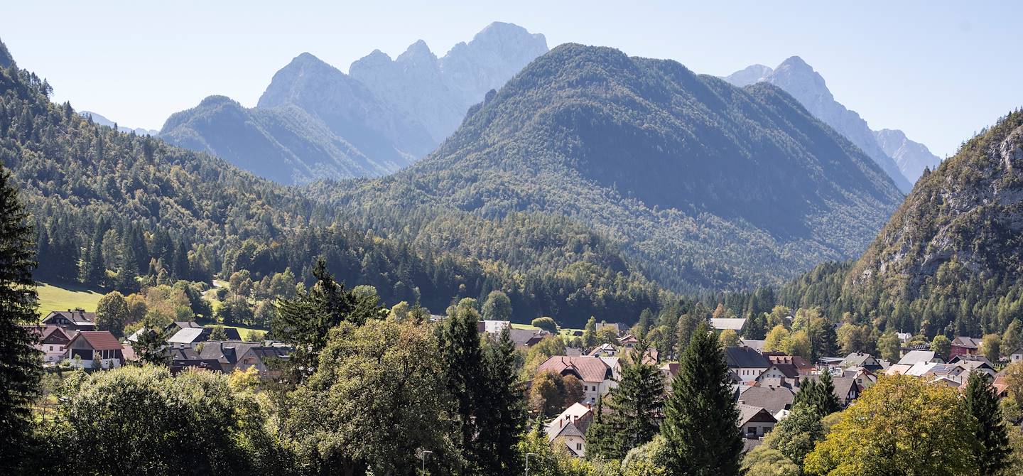 Village alpin dans le parc national du Triglav - Bovec - Slovénie