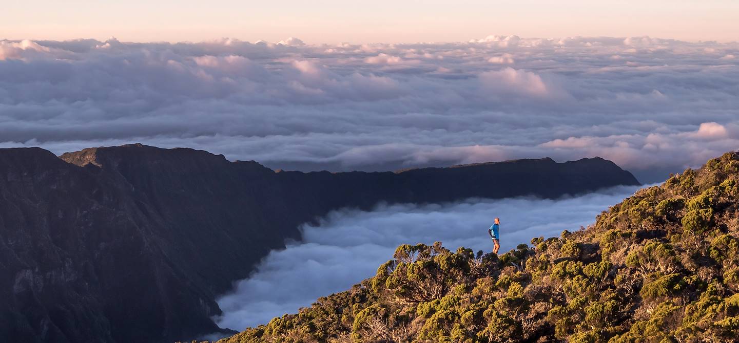 Brume matinale sur le Piton des neiges - Ile de La Réunion