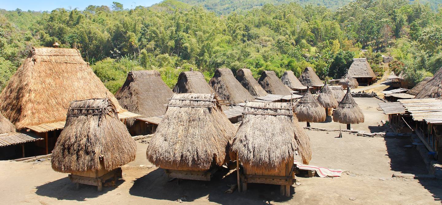 Village traditionnel de Bena - Région de Bajawa - Ile de Flores - Indonésie