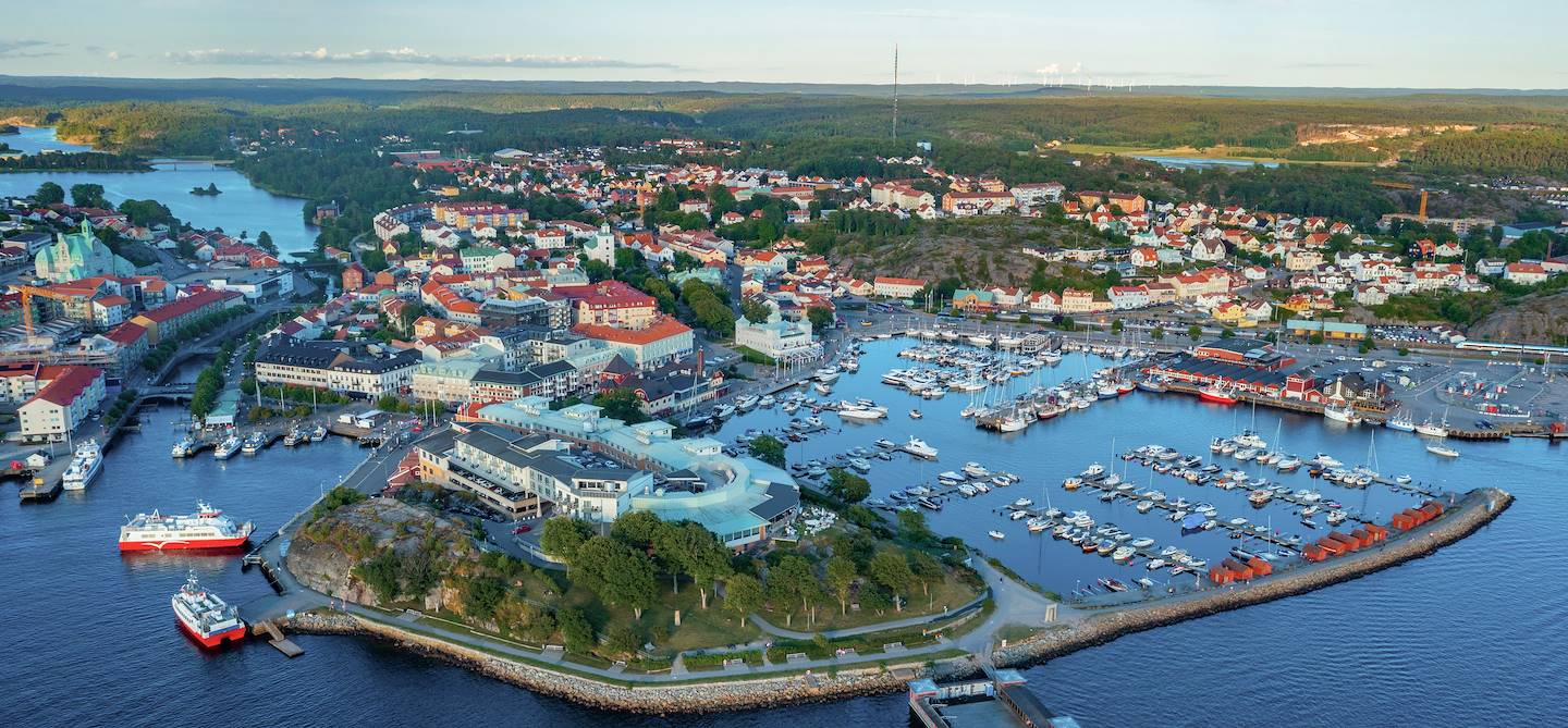 Panorama sur Stromstad - Suède