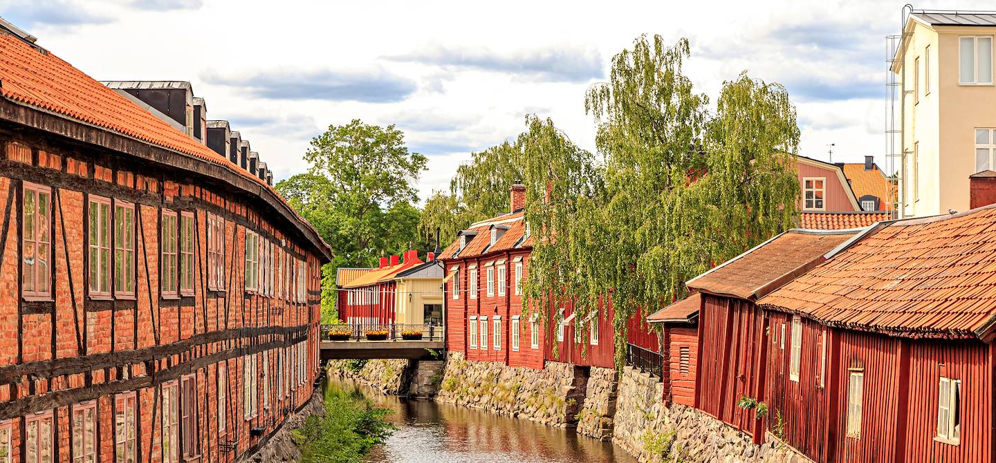 Rives de la rivière Svartan - Västerås - Suède