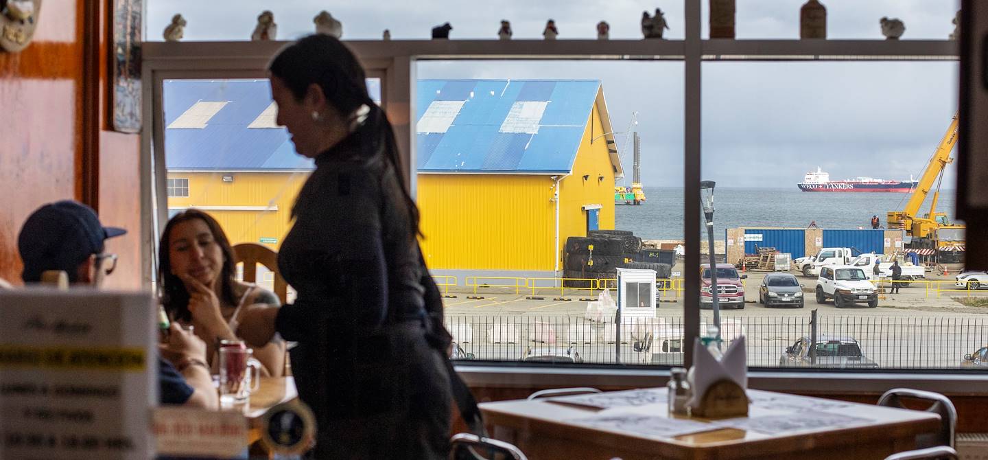 Restaurant sur le port de Punta Arenas - Magallanes - Chili