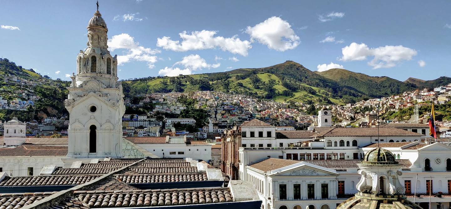 Panorama sur les toits de Quito - Province de Pichincha - Equateur