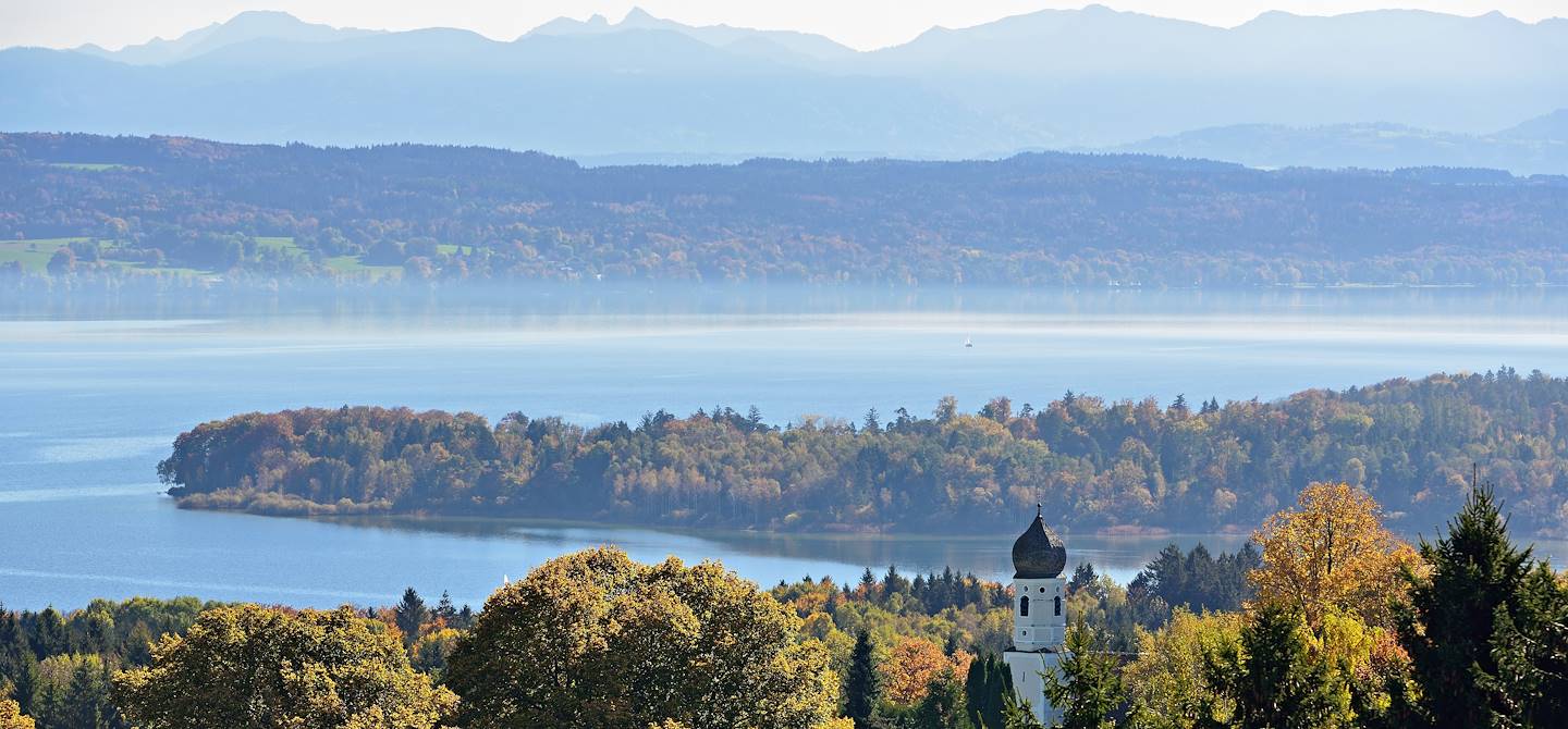 Les Alpes vues du lac de Starnberg - Allemagne