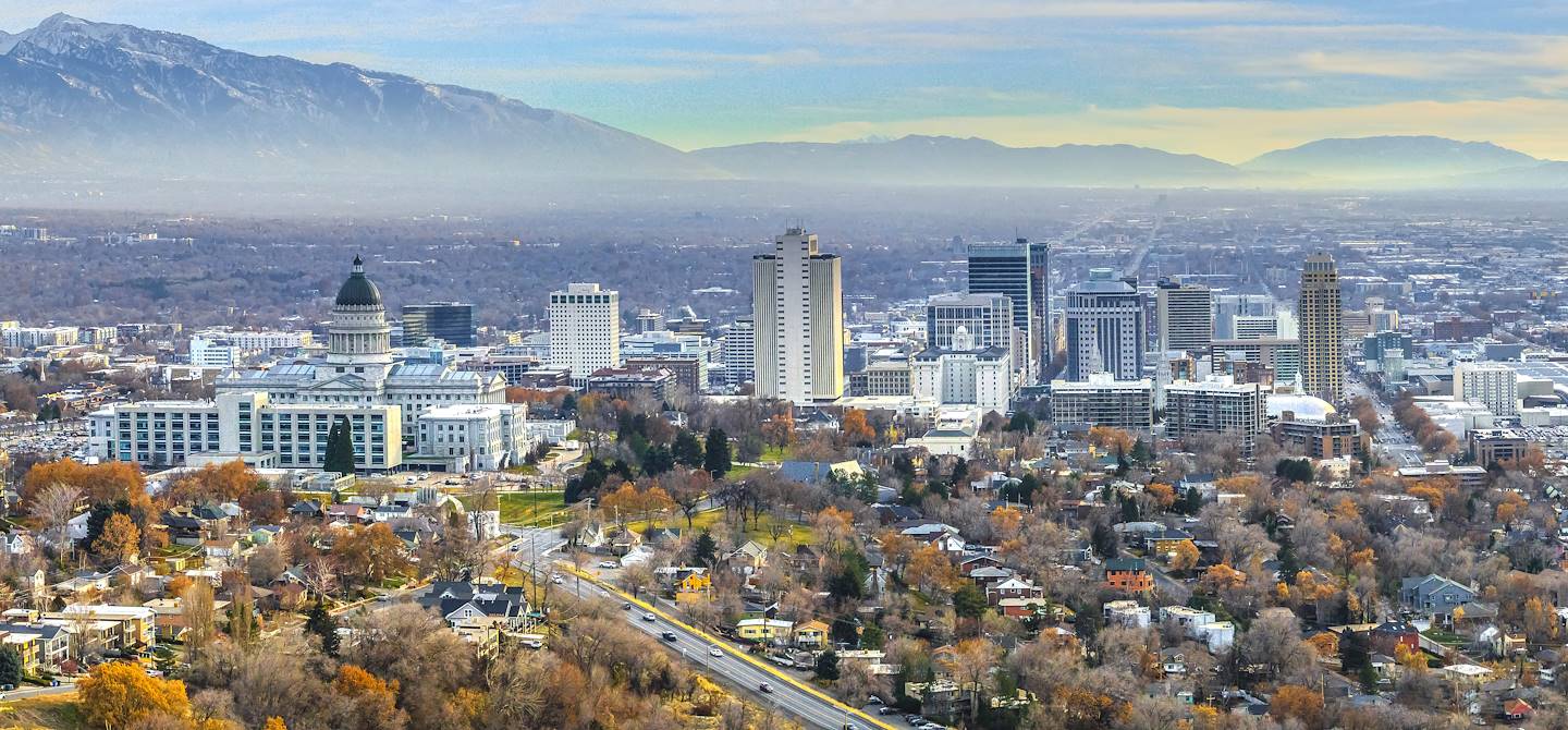 Panorama sur Salt Lake City - Utah - Etats-Unis