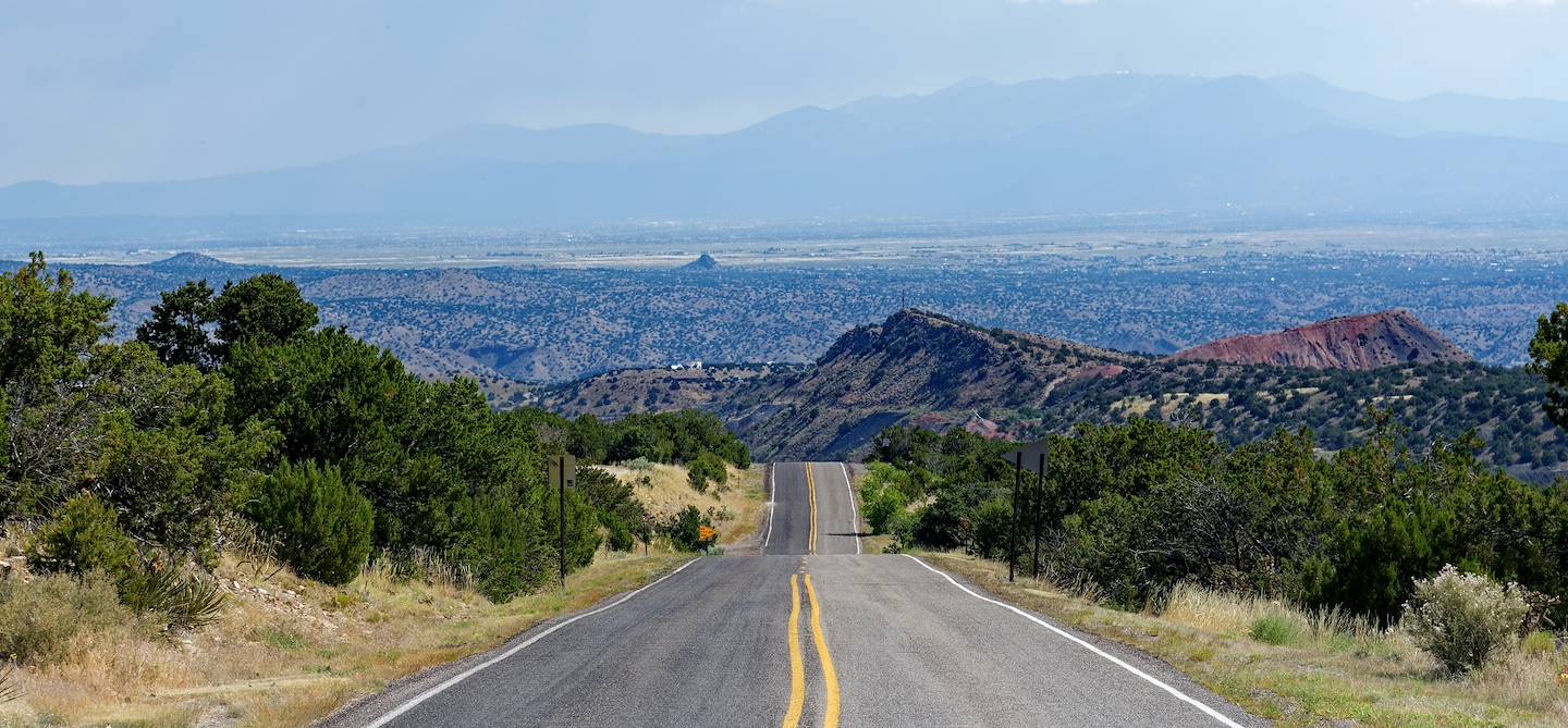 Turquoise Trail entre Santa Fe et Albuquerque - Nouveau Mexique - Etats-Unis