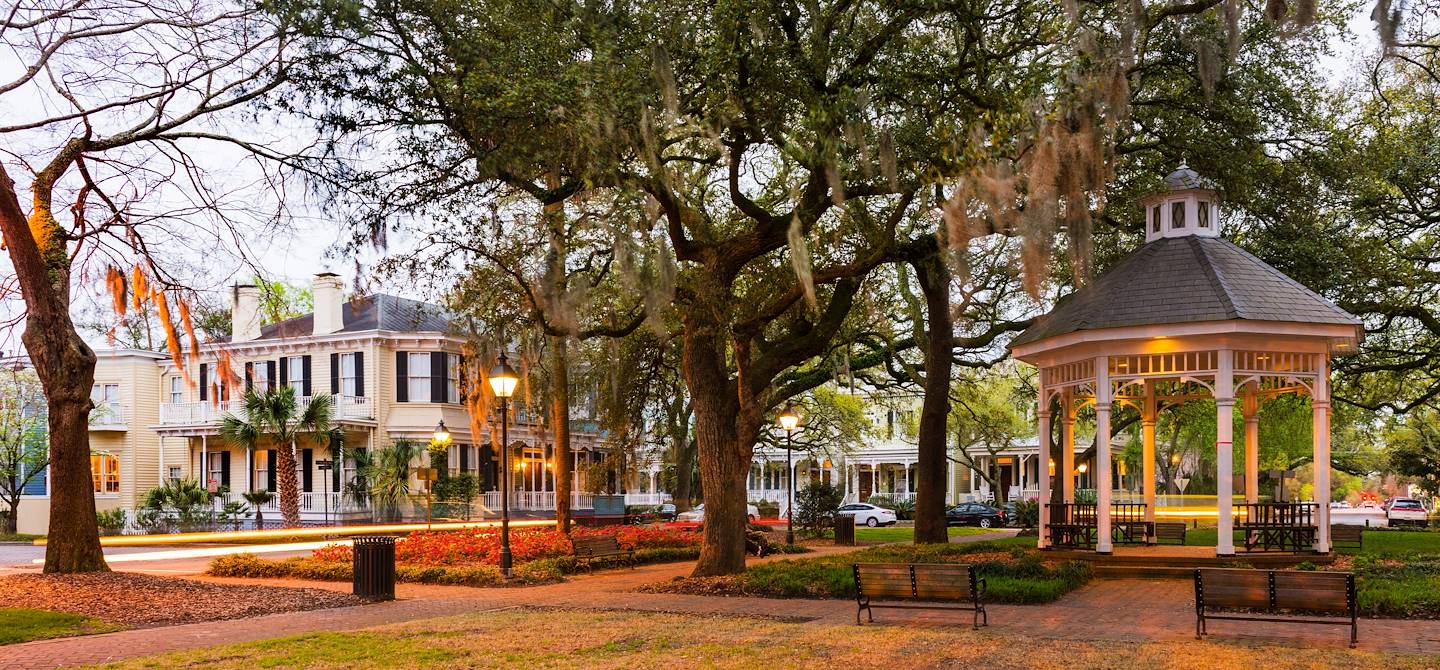Quartier historique de Savannah - Géorgie - Etats-Unis