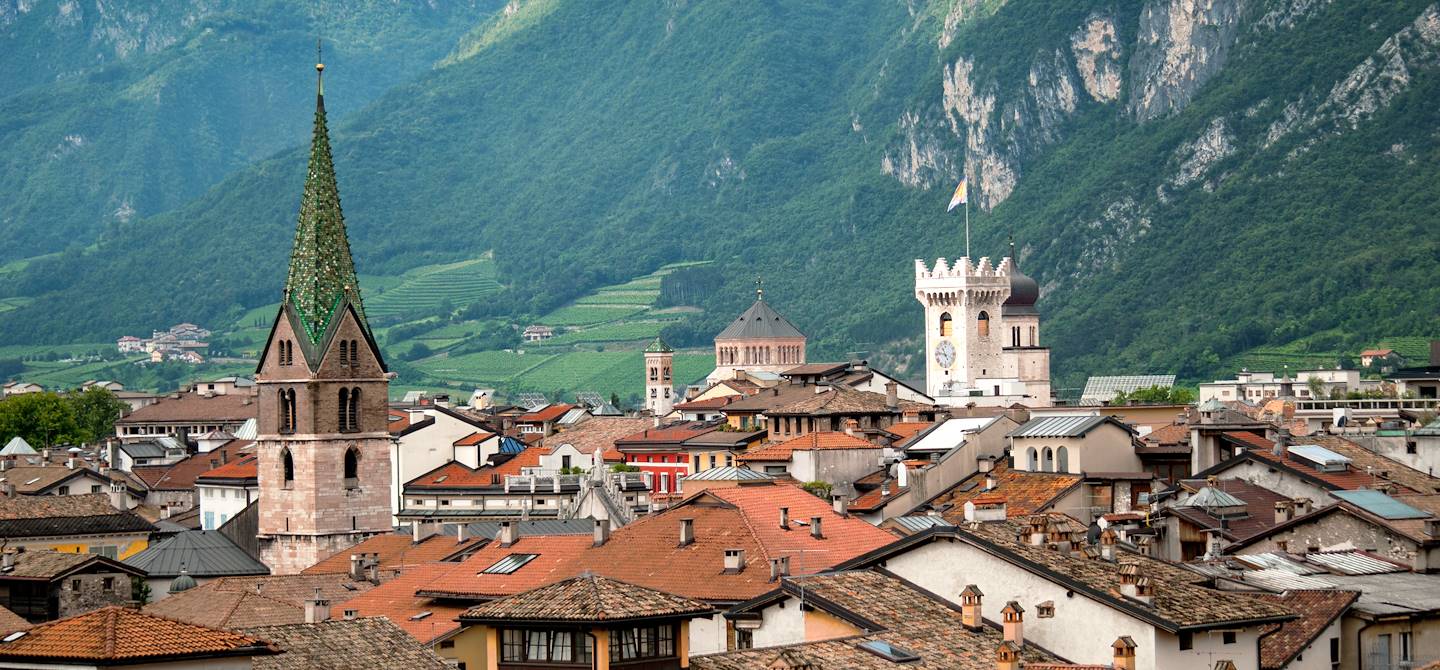 Panorama sur les toits de Trente - Italie