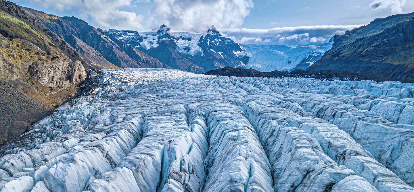 Glacier Svinafellsjökul - Parc national de Skaftafell - Islande