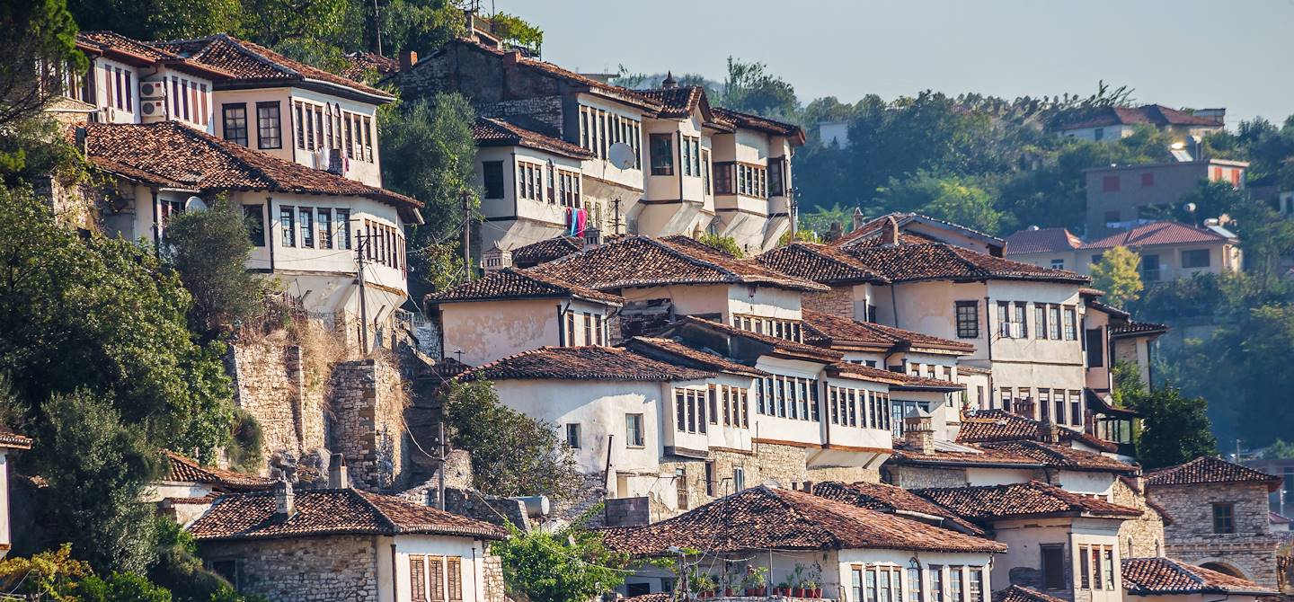 Maisons traditionnelles à Berat - Albanie