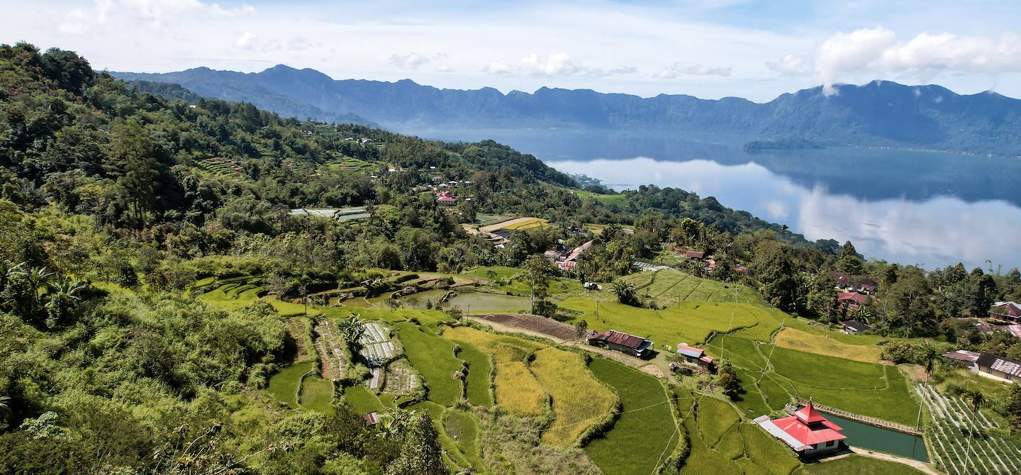 Panorama du lac Maninjau - Sumatra - Indonésie