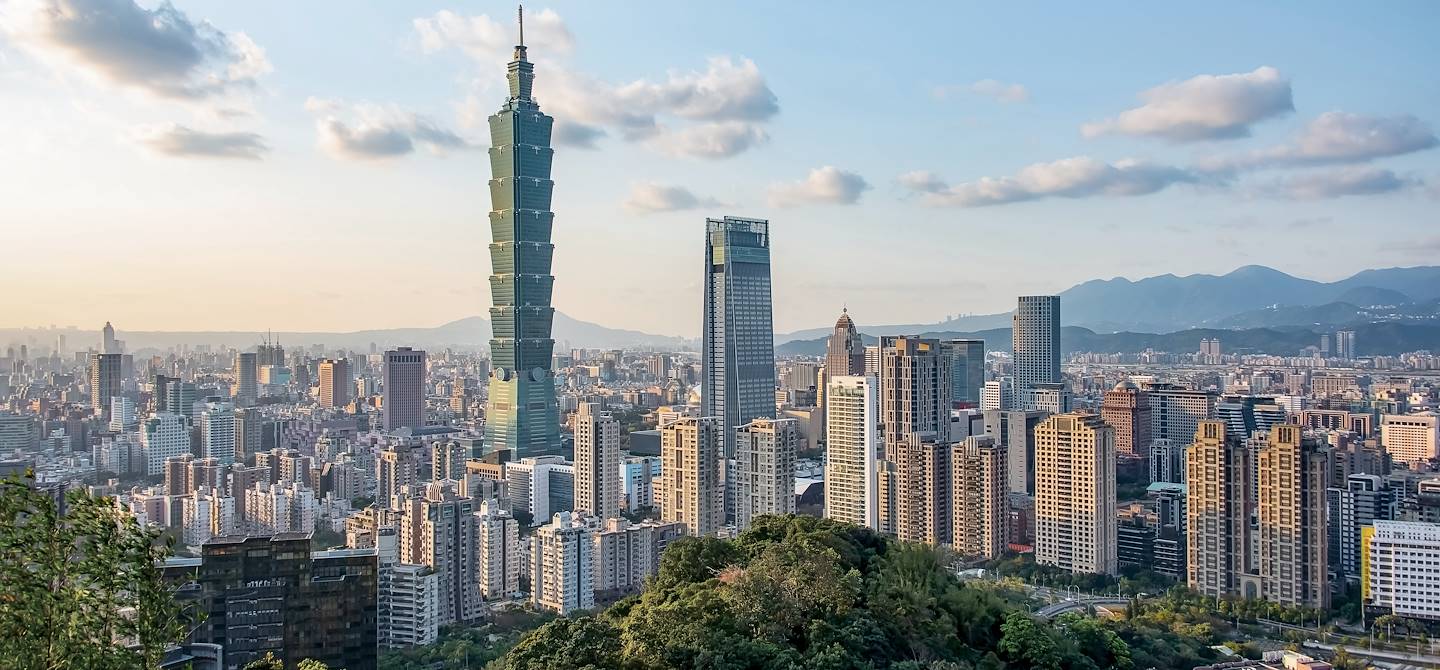 Panorama sur la ville de Taipei - Taiwan