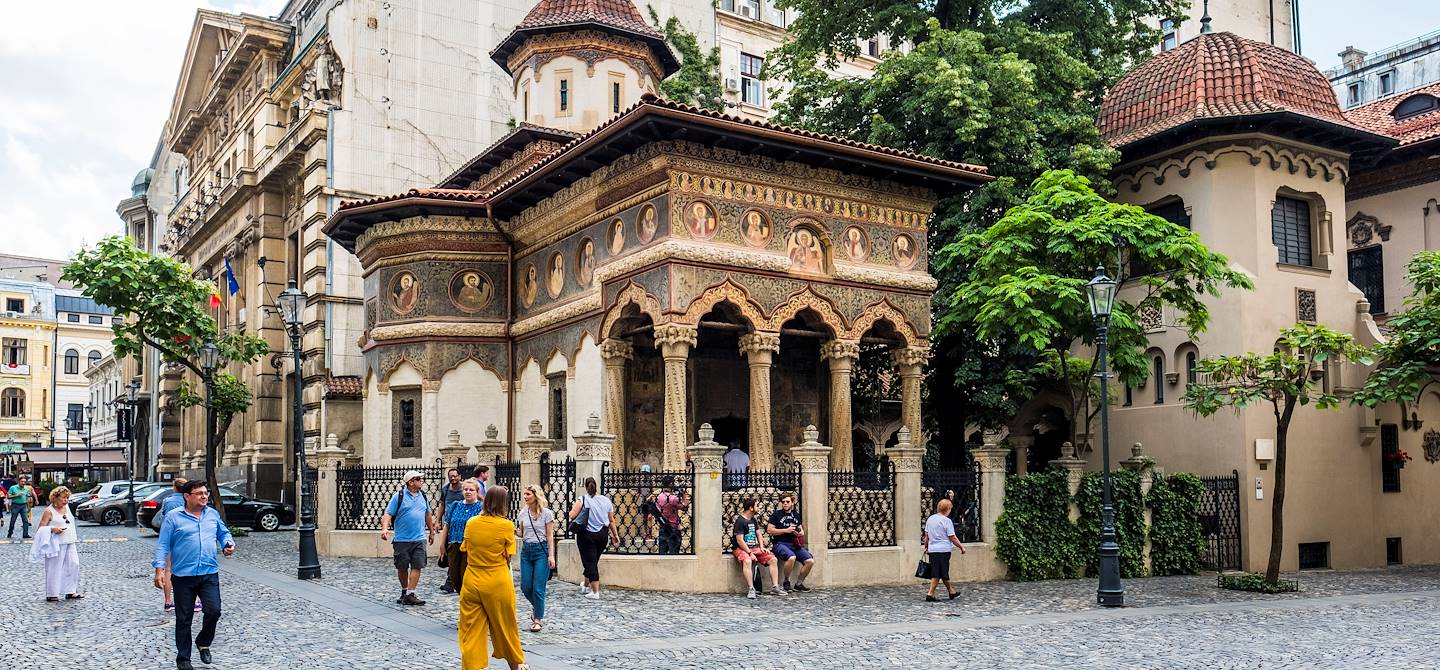 Église du monastère Stavropoleos - Bucarest - Roumanie