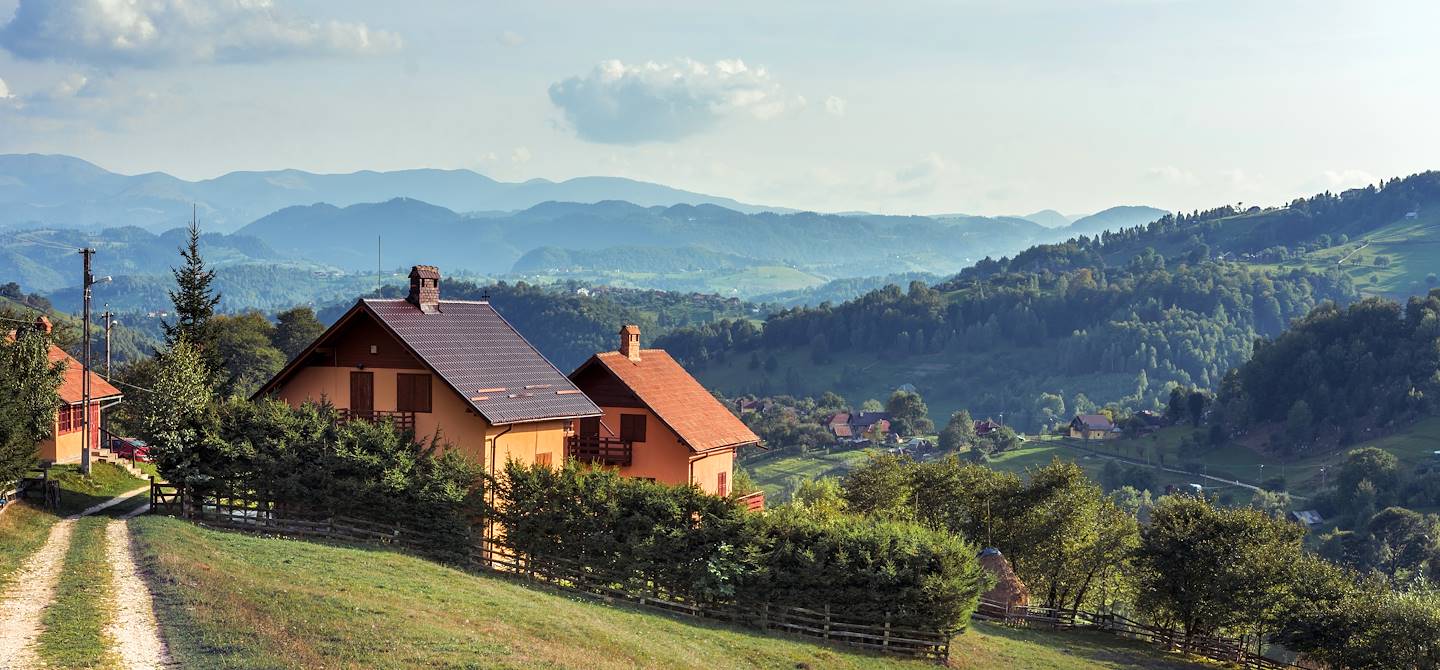 Village traditionnel en Valachie - Roumanie