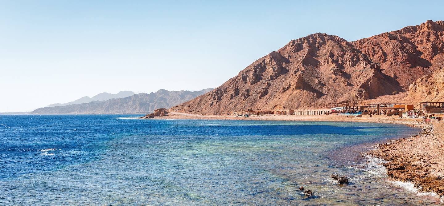 Côte maritime à Dahab - Egypte