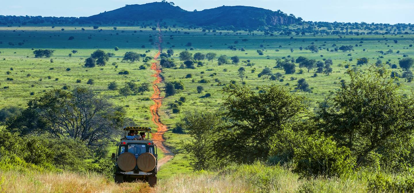 Road trip dans le parc de Tsavo - Kenya