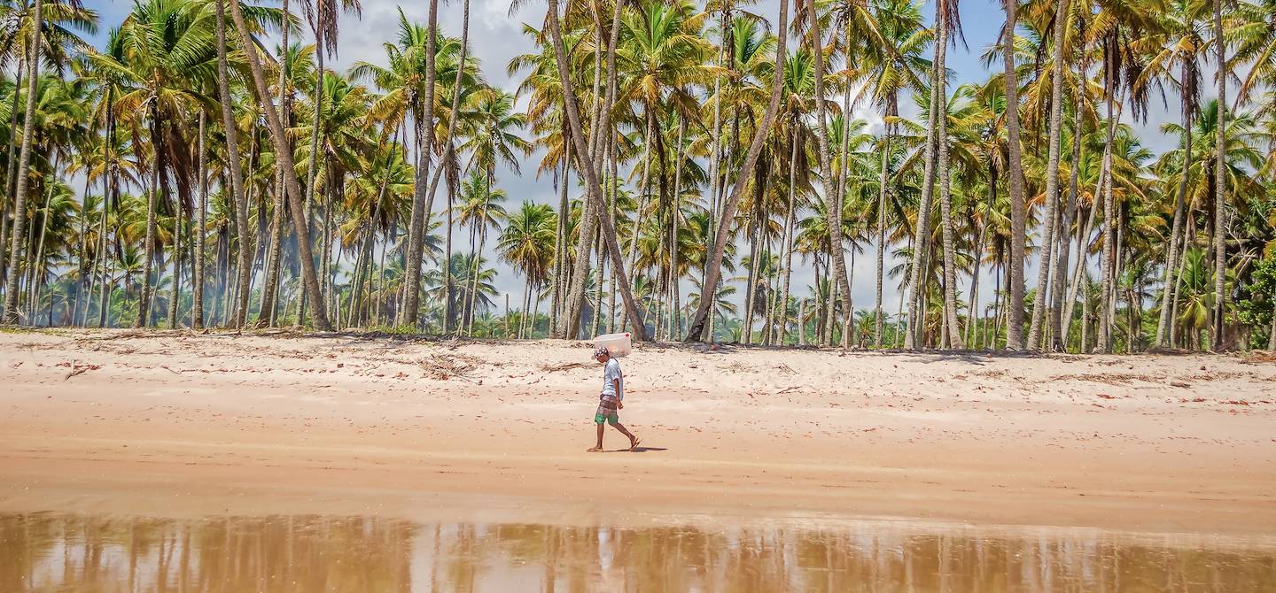 scène de vie - Ile de Boipeba - Etat de Bahia - Brésil