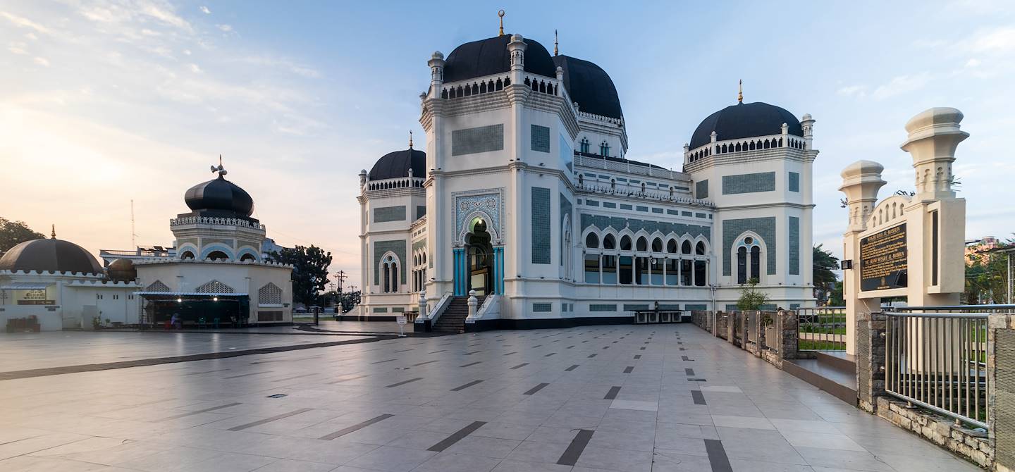 Grande mosquée Al Mashun - Medan - Sumatra du Nord - Indonésie