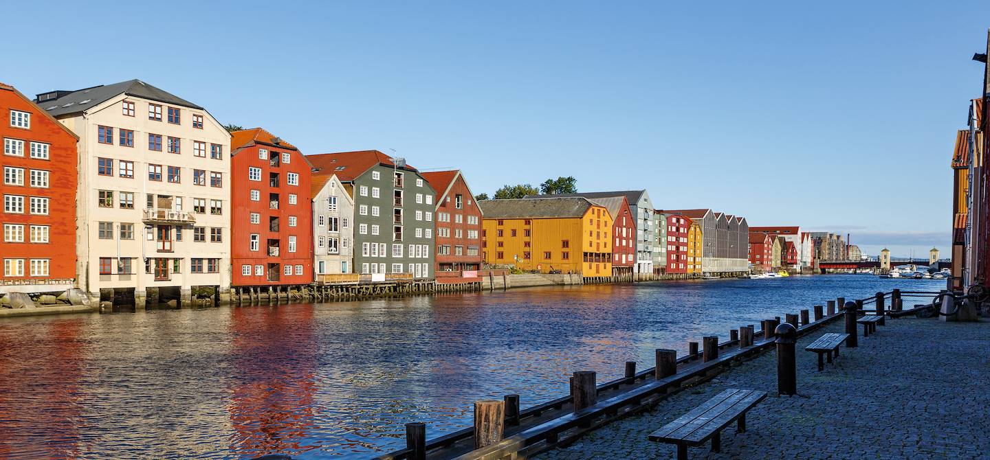 Quartier de Bakklandet - Trondheim - Norvège